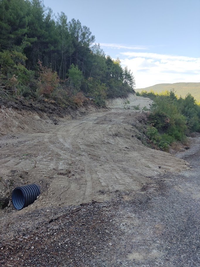 Orman yolu çalışmamız